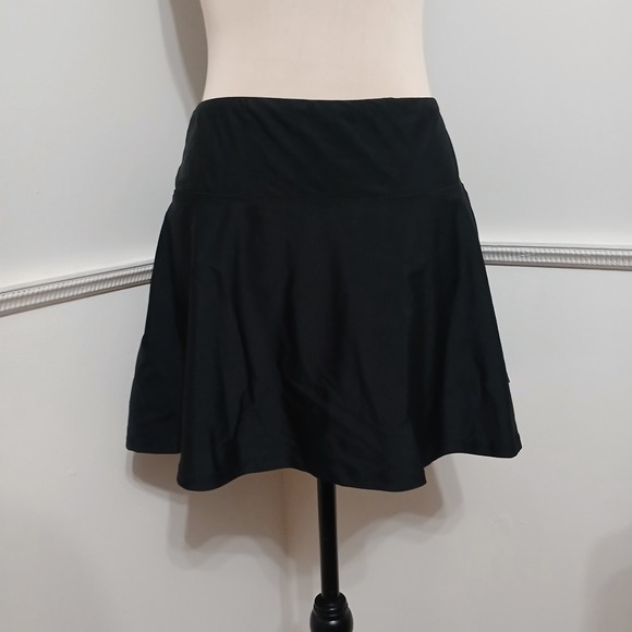 Ewedoos Womens Black Athletic Skort Tummy Control Tennis Golf Skirt with Pocket - Picture 6 of 12